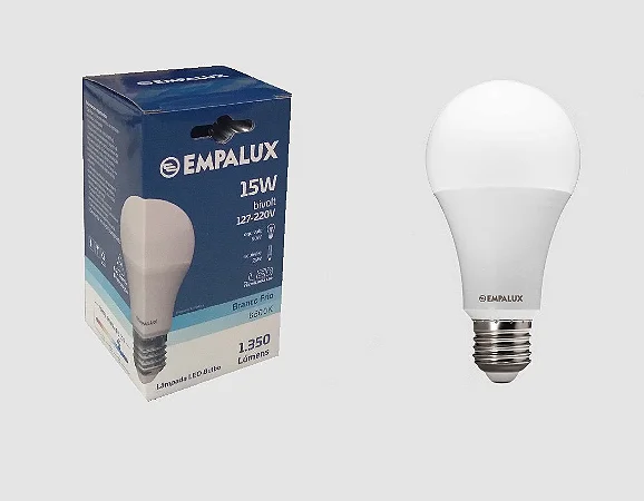 Lâmpada LED E27 15W 6500K Empalux